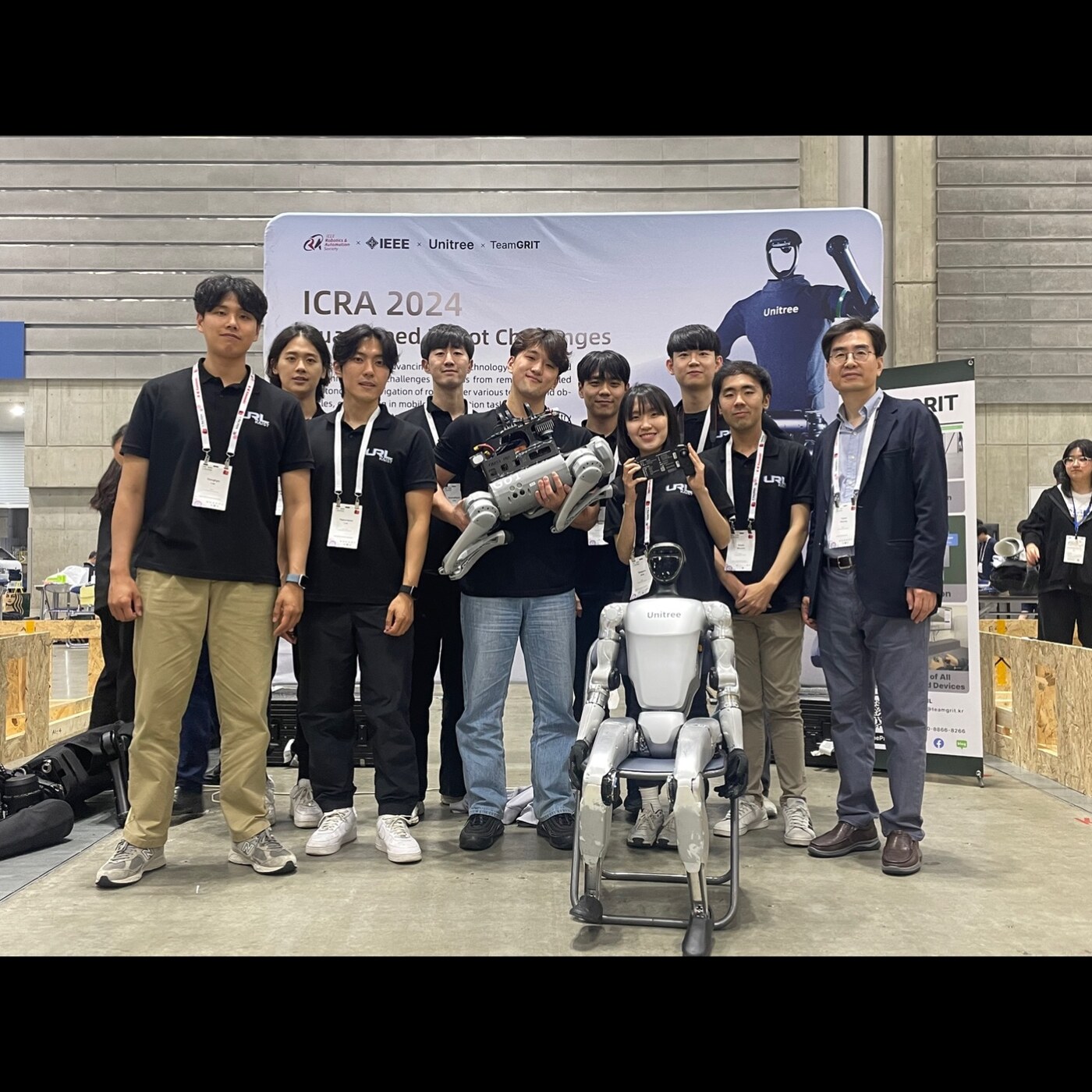 Team DreamTRIP at ICRA 2024, Yokohama.